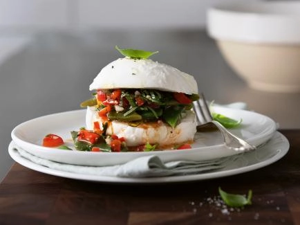 Coco-Bohnen mit Mozzarella